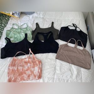 Bundle of 7 Aerie Offline Bralettes size XL